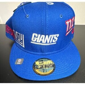 NWT | NFL NY GIANTS New Era Just Don Fitted Cap Hat Size 7.25